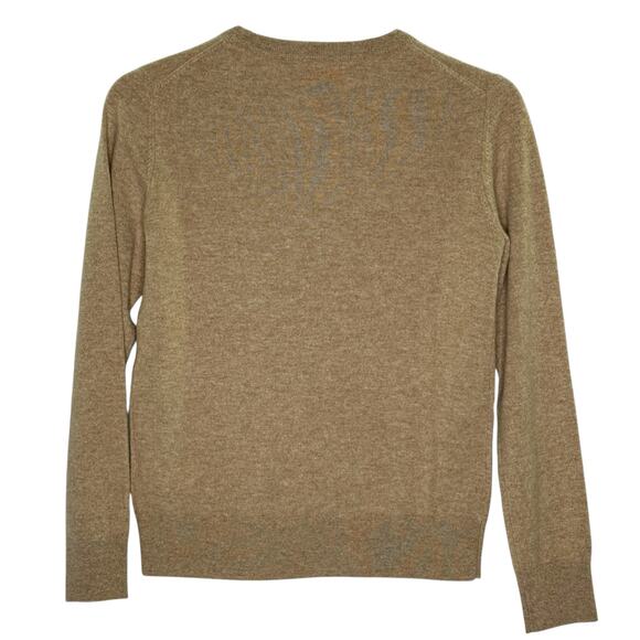 Quince XS Mongolian Cashmere Crew Neck Sweater Oatmeal Quiet Luxury - Picture 3 of 10